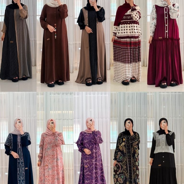 GAMIS/DRESS ORI NADHEEFA STORE TERBARU ((READY))