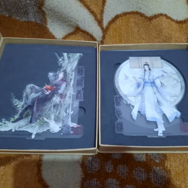 Set Standee Acrylic with Exclusive Box Lan Wangji dan Wei Wuxian Mo Dao Zu Shi MDZS