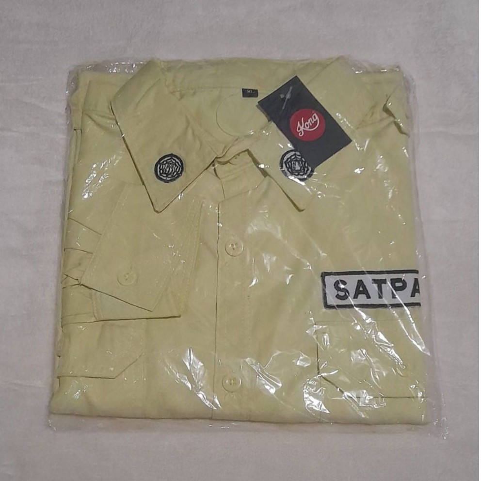 Seragam satpam PDL PDH lengan panjang size XL