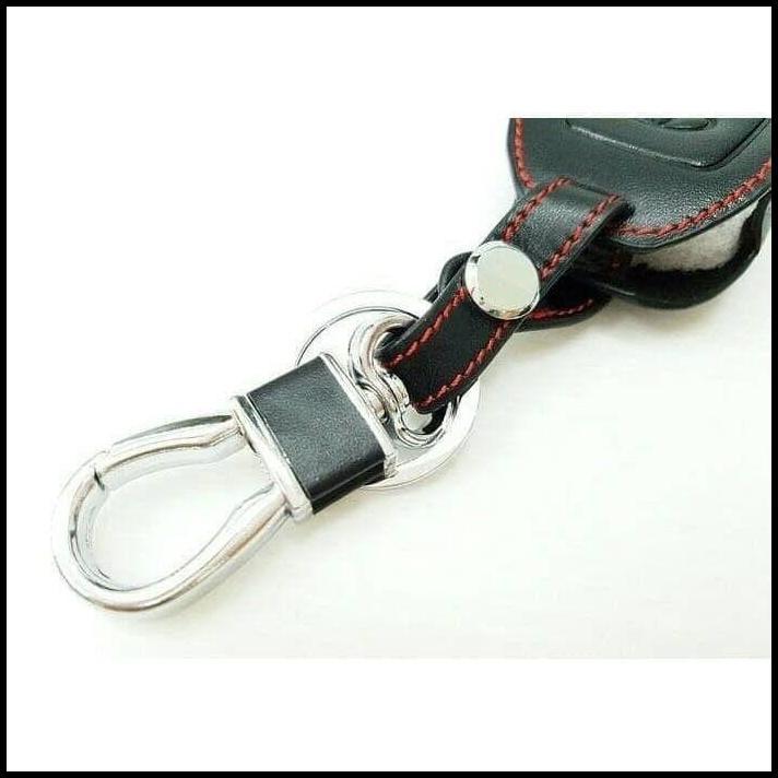 TERLARIS SARUNG KUNCI REMOT MOBIL KULIT COVER LEATHER KEY ALL NEW AVANZA / VELOZ 2012 - 2015