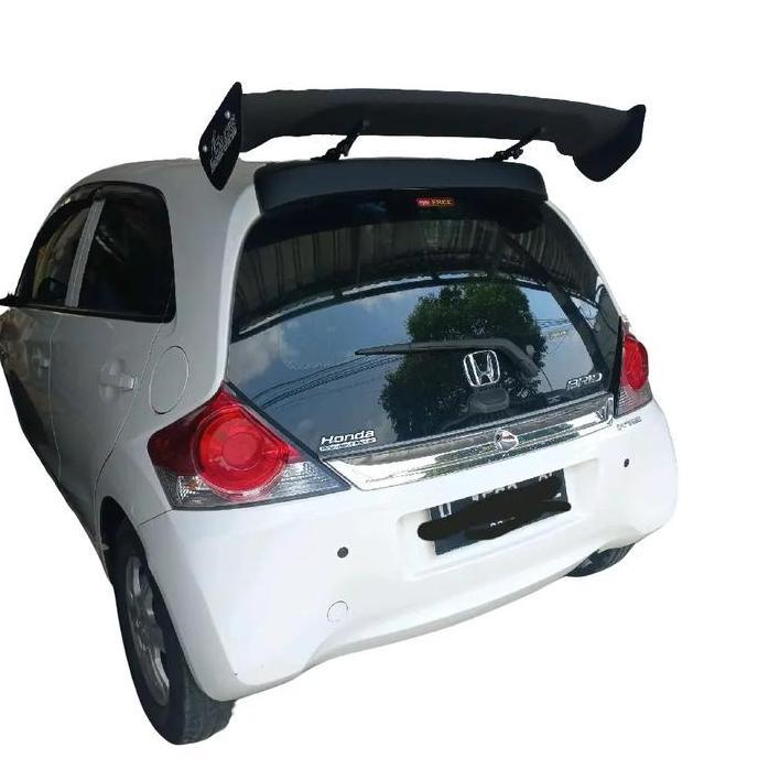 spoiler model Js racing honda brio old tahun 2012 sampai 2017
