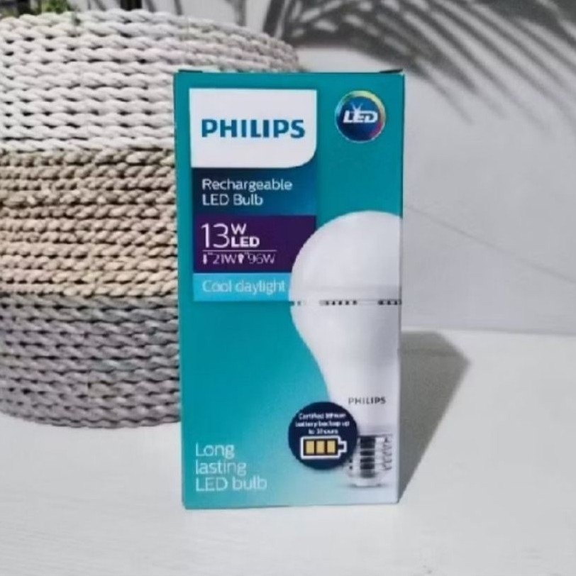 lampu emergency Philips 13 Watt menyala ketika mati lampu