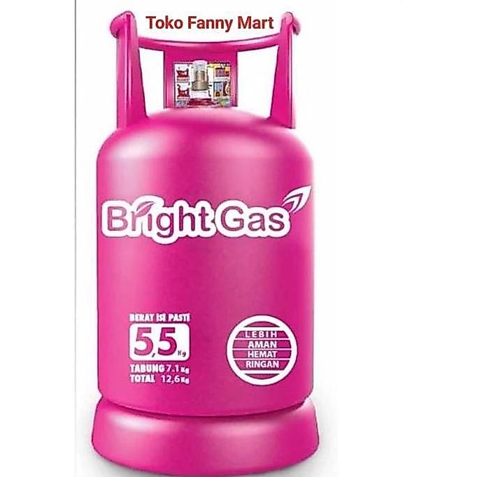 Bright Gas 5,5 Kg  Tabung + Isinya