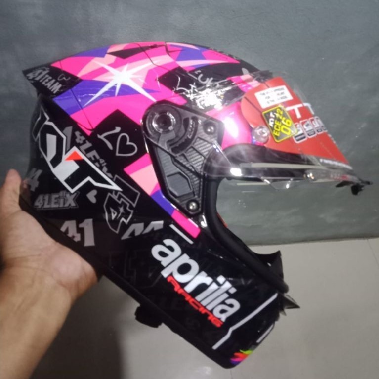 KYT TT REVO ESPARGARO BLACK REPAINT