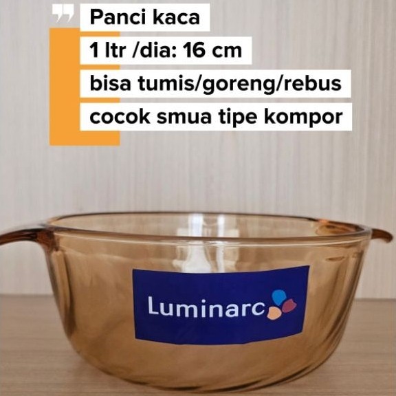 Panci Kaca LUMINARC