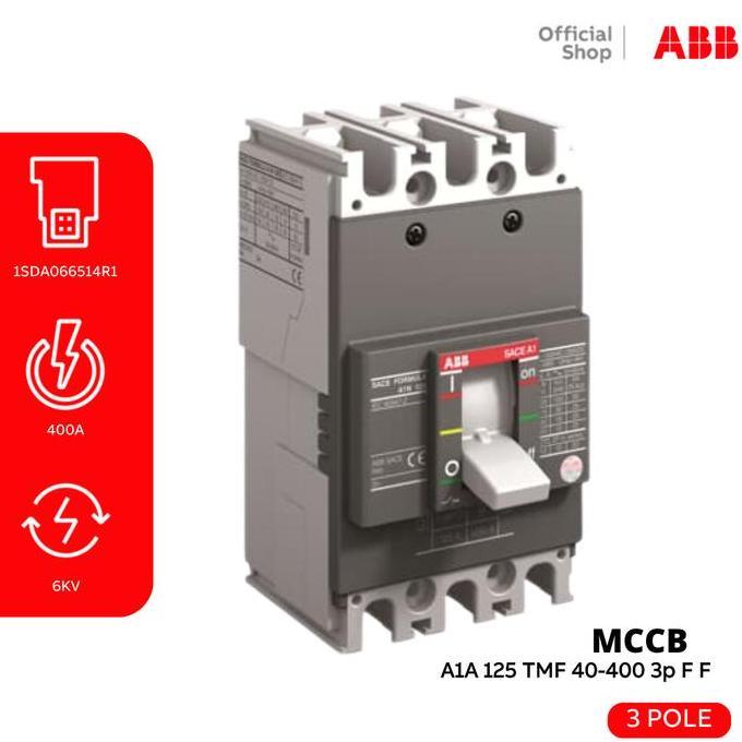 Abb Mccb A1A 125 Tmf 40-400 3P 40A 10Ka 1Sda066514R1