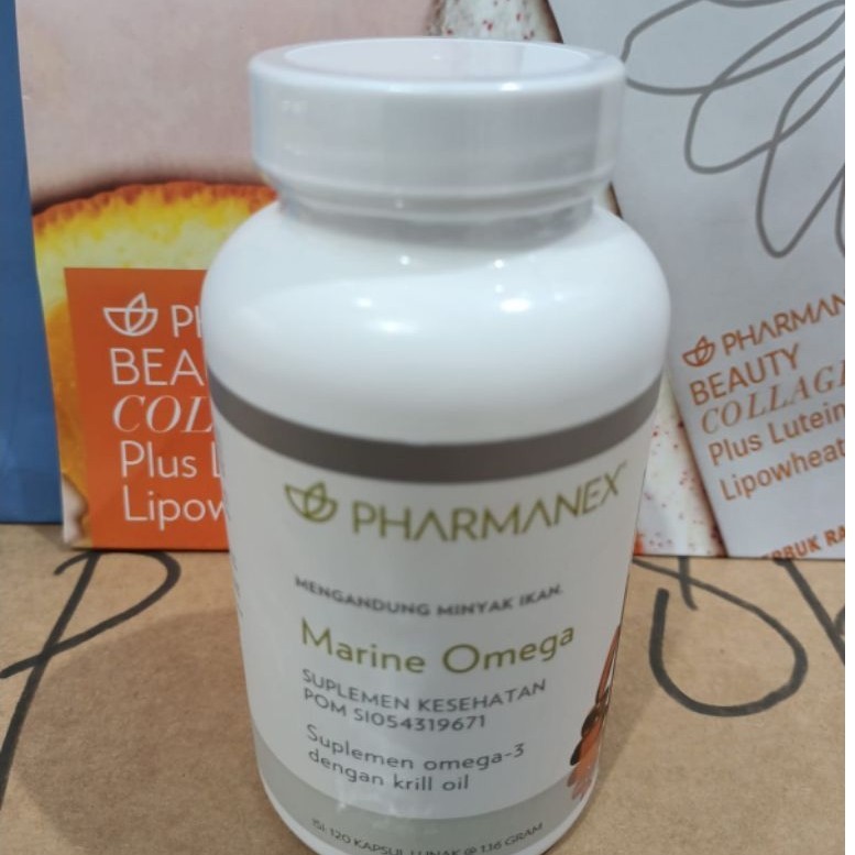 Suplemen Marine Omega Omega-3 dengan krill oil