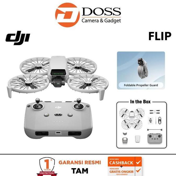 DJI Flip Drone Camera - 4K/60fps HDR Video Foldable Drone