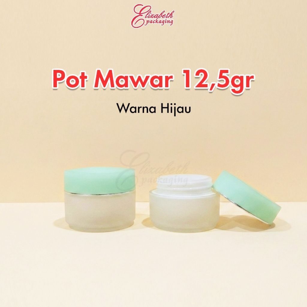 Pot Cream Mawar 12.5gr Hijau tosca