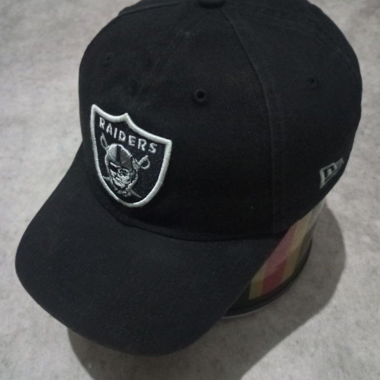 Topi Cap New Era Raiders Black Setelan Second Original