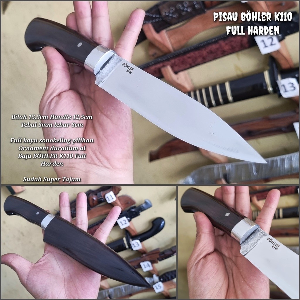 Pisau Fillet BOHLER K110 15cm