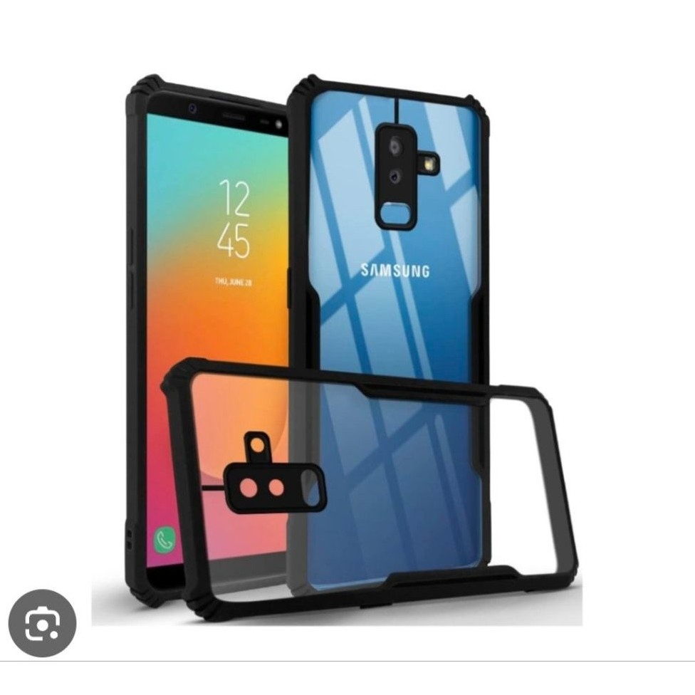 Softcase Silikon Spigen Fusion Case Shockproof Samsung J8 Samsung A6+ Samsung A6PLUS