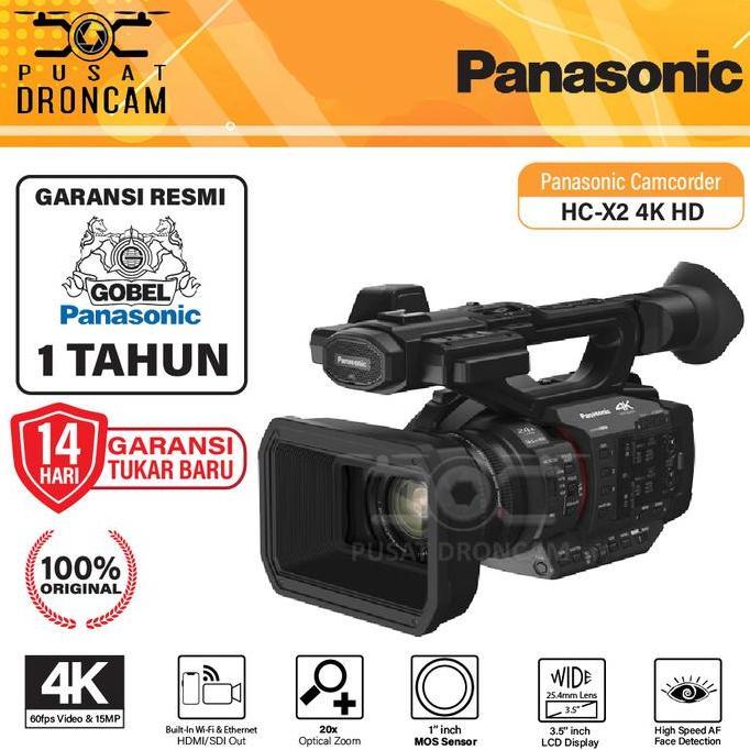 Panasonic HC-X2 4K Camcorder Professional 4K Original
