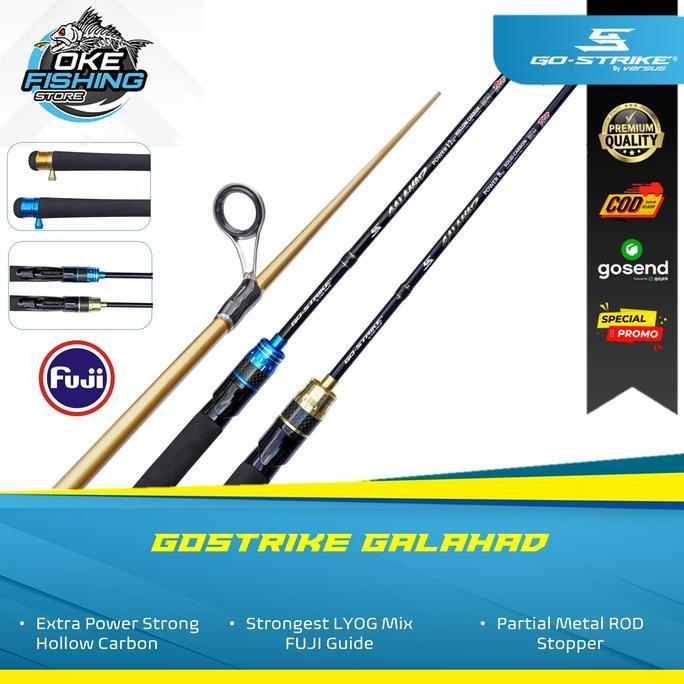Joran Pancing Versus Gostrike Galahad Fuji Hollow Carbon 502 1.50m 6-12lbs 8kg Medium Light Blue - J