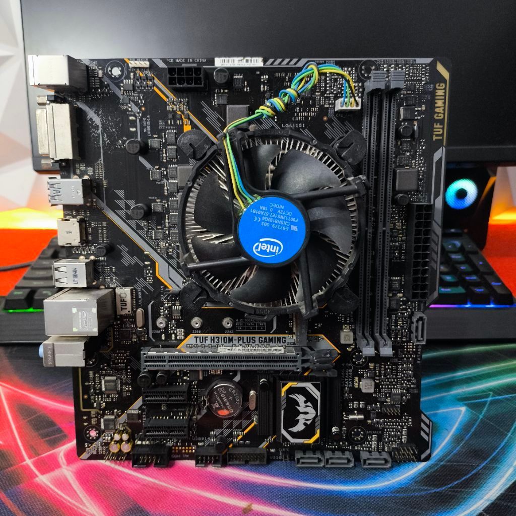 PAKET MOTHERBOARD ASUS TUF H310 + PROCESSOR 15 8400 + FAN