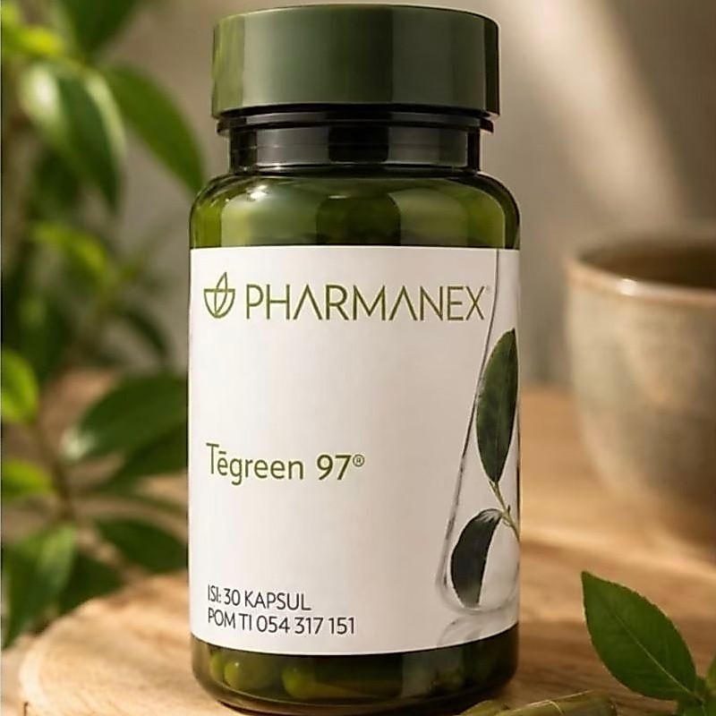 tegreen97 isi 30 kapsul teagreen teh hijau tegreen30 ED 07/27