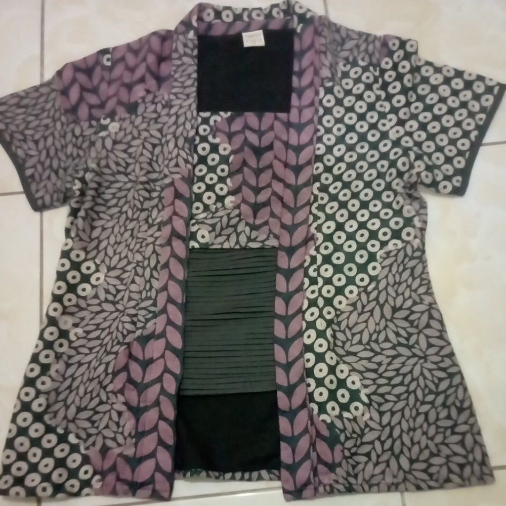 Nona Rara Preloved / baju batik kebaya premium / bluse batik wanita modern