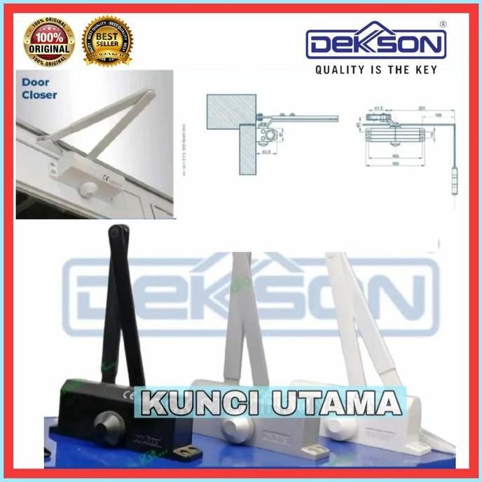 HARGA DISC - door closer dekson DELUXE HO penutup pintu hidrolik hold open dekson