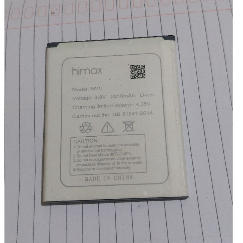Baterai Himax M21i Original Cabutan