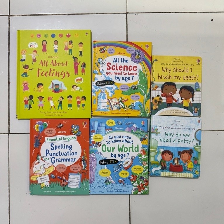 Usborne (Preloved 6 buku)