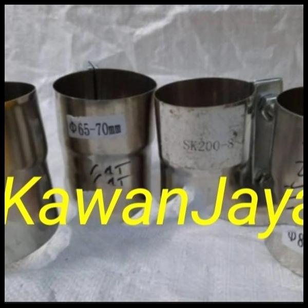 HOT DEAL CLAMP MUFFLER/KNALPOT HITACHI ZAXIS, CAT, KOMATSU, KOBELCO 