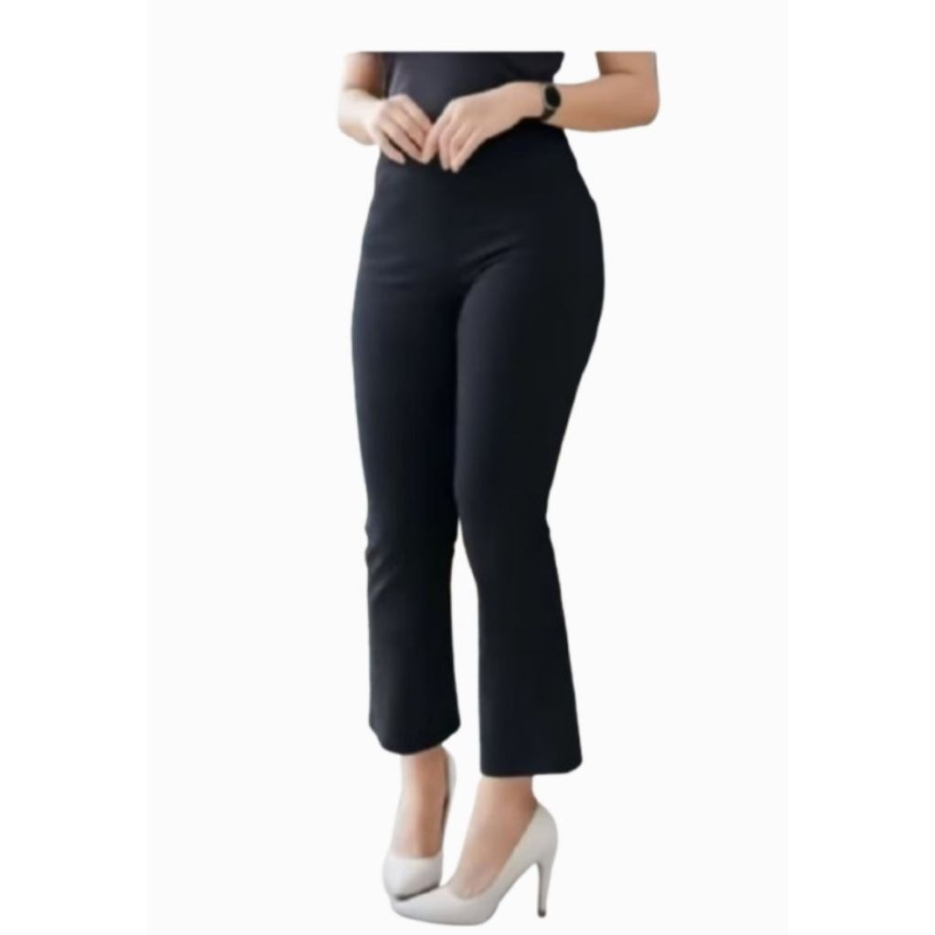 80 Celana cutbray 7/9 celana Scuba wanita model ngatung