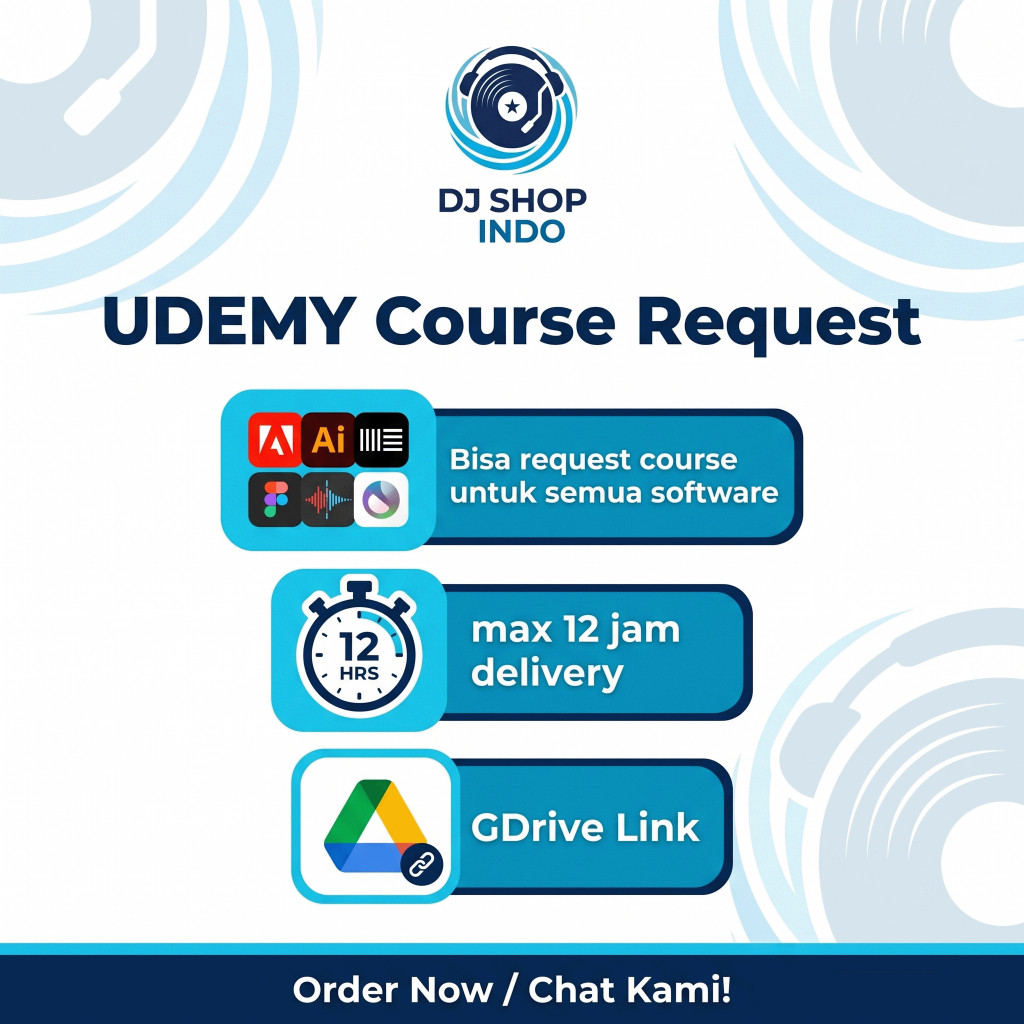 UDEMY - Course Request - Bebas Pilih Course & Semua Software