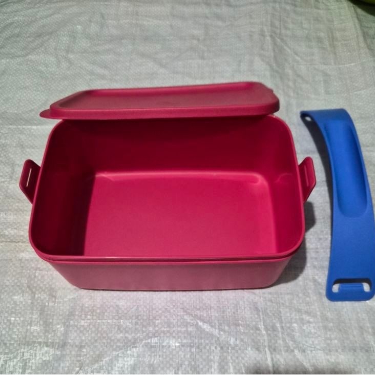Rantang CTG + Handle Pink, Wadah Makanan, Original TupperwareNEW
