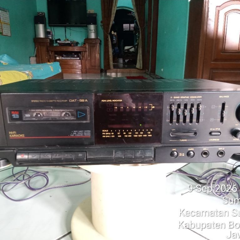 Radio/tape Deck Polytron Radio manual cuci gudang