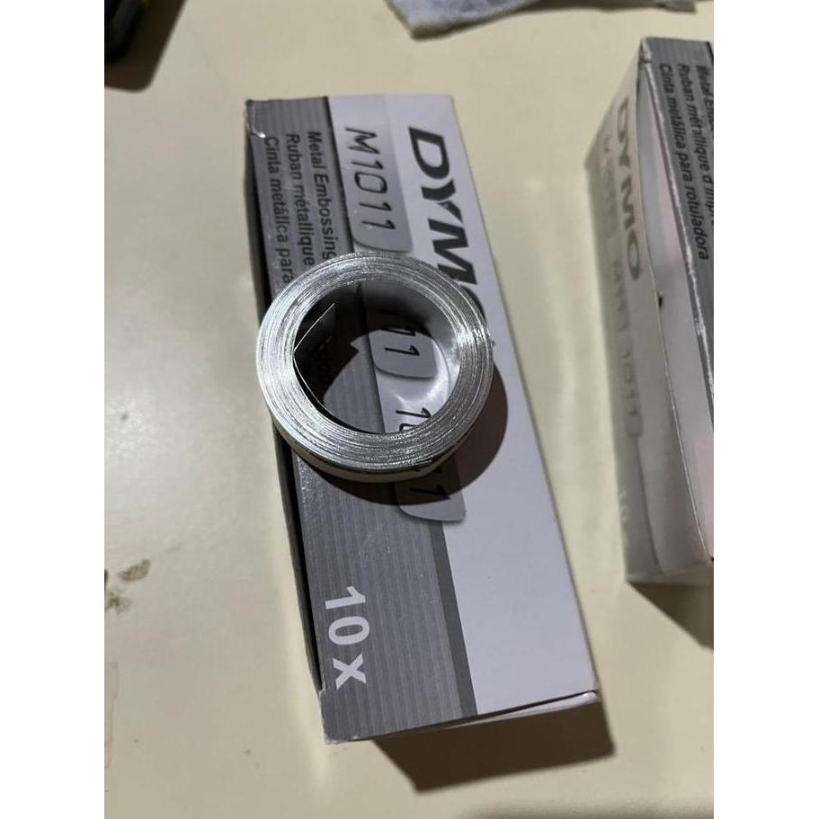 Pita Dymo Rhino Labeller M1011 1011 M11 Stainless Tape, Per Biji