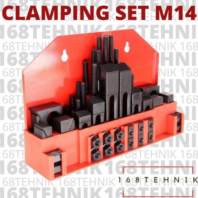 CLAMPING KIT M14 / CLAMP SET 14 / JEPIT CLAMPING / KLEM PROSES MILLING
