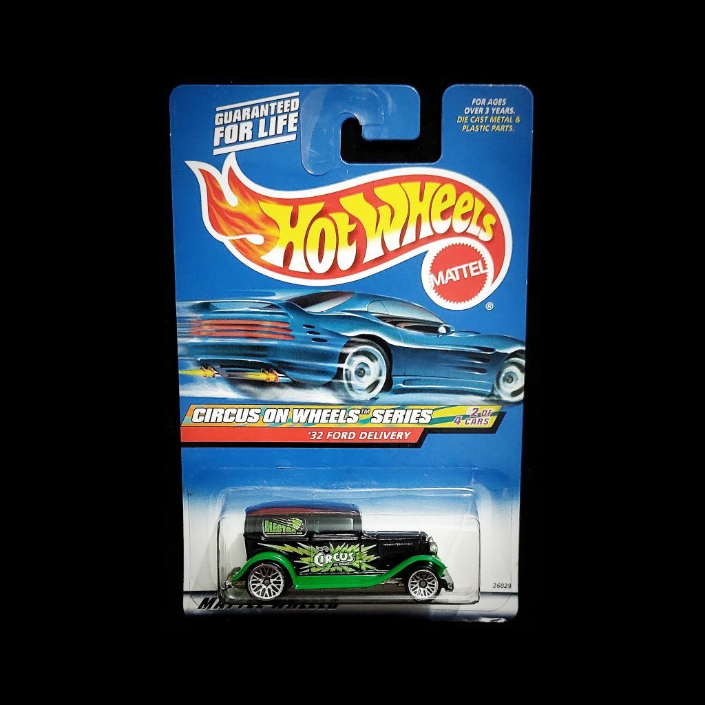 32 Ford Delivery Circus HOT WHEELS HOTWHEELS card regular