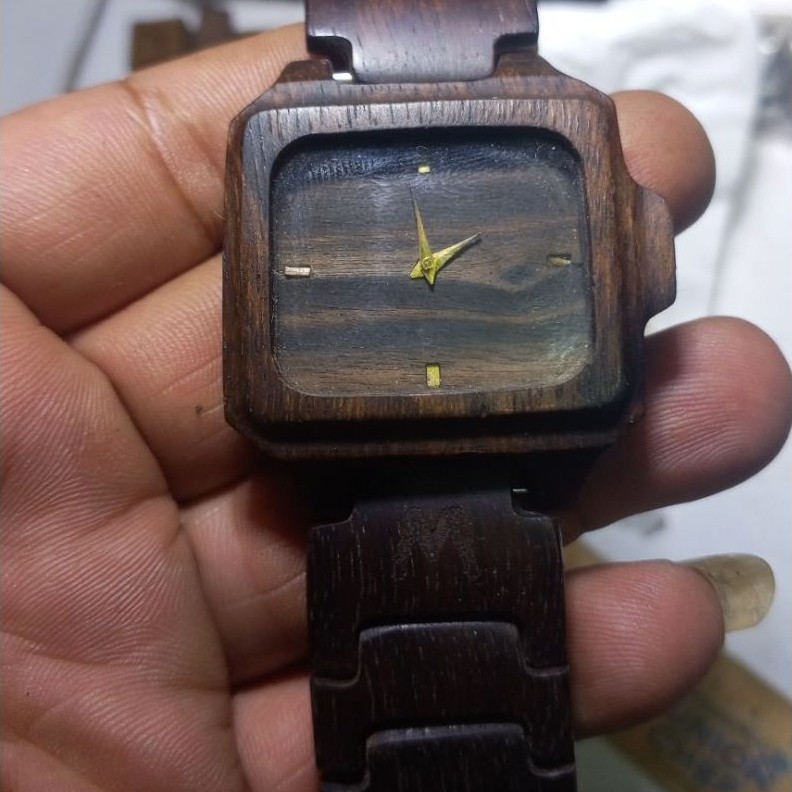 Jam Tangan Kayu Wanita Matoa Rote Quartz