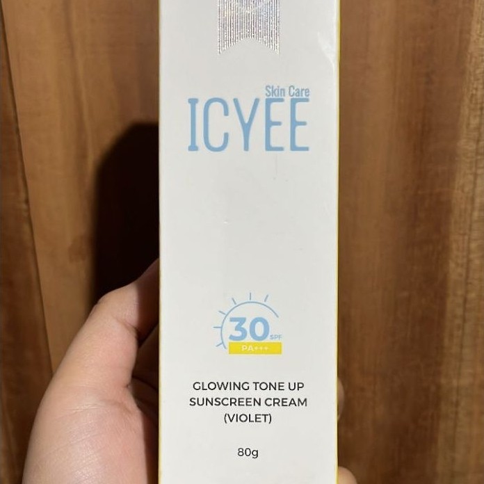 pl tone up sunscreen icyee 80 gram 2x pakai