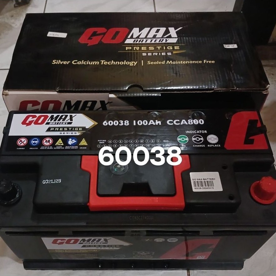 Aki Mobil Go battery MF Din 100/60038/60044 12V100AH CCA 750