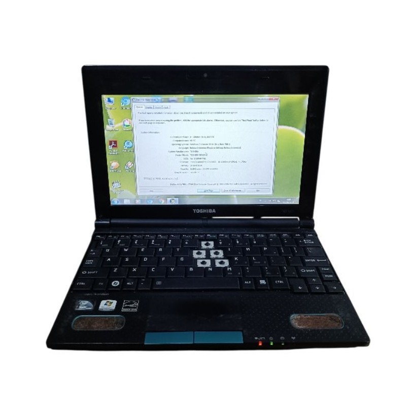 Notebook Toshiba NB520 Intel® atom™ - Mesin Hidup - LCD NORMAL - RAM 2GB - HARDISK 320GB