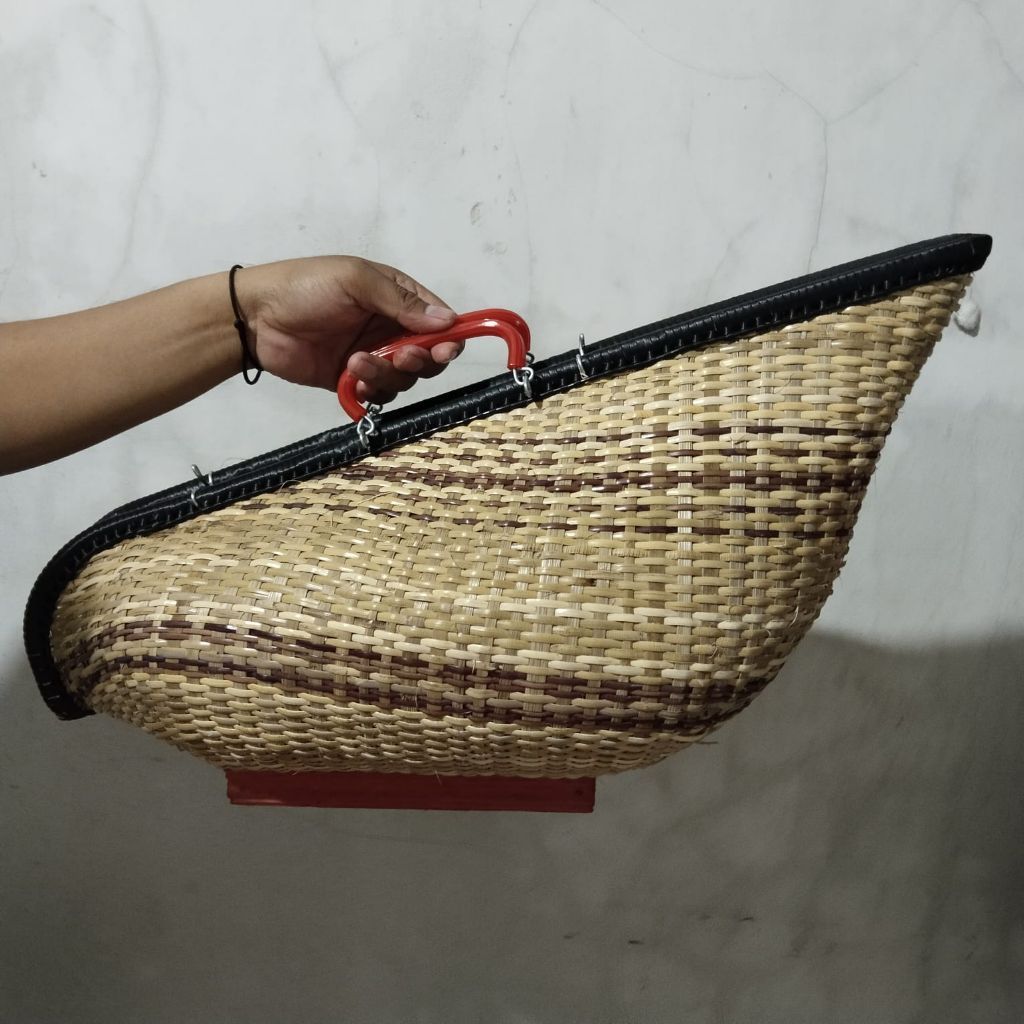FREE ALAS KARPET Kiso ayam bangkok bahan rotan Tas ayam rotan kiso ayam rotan mix bambu