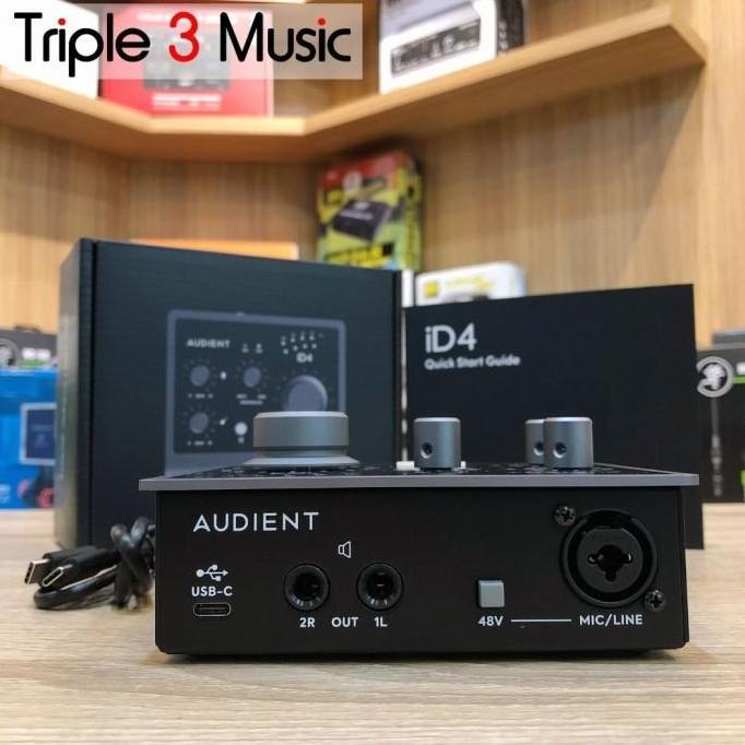 SAFIRAOLSHOP_ - AUDIENT ID4 MKII MK2 MK II ORIGINAL GARANSI SOUNDCARD RECORDING