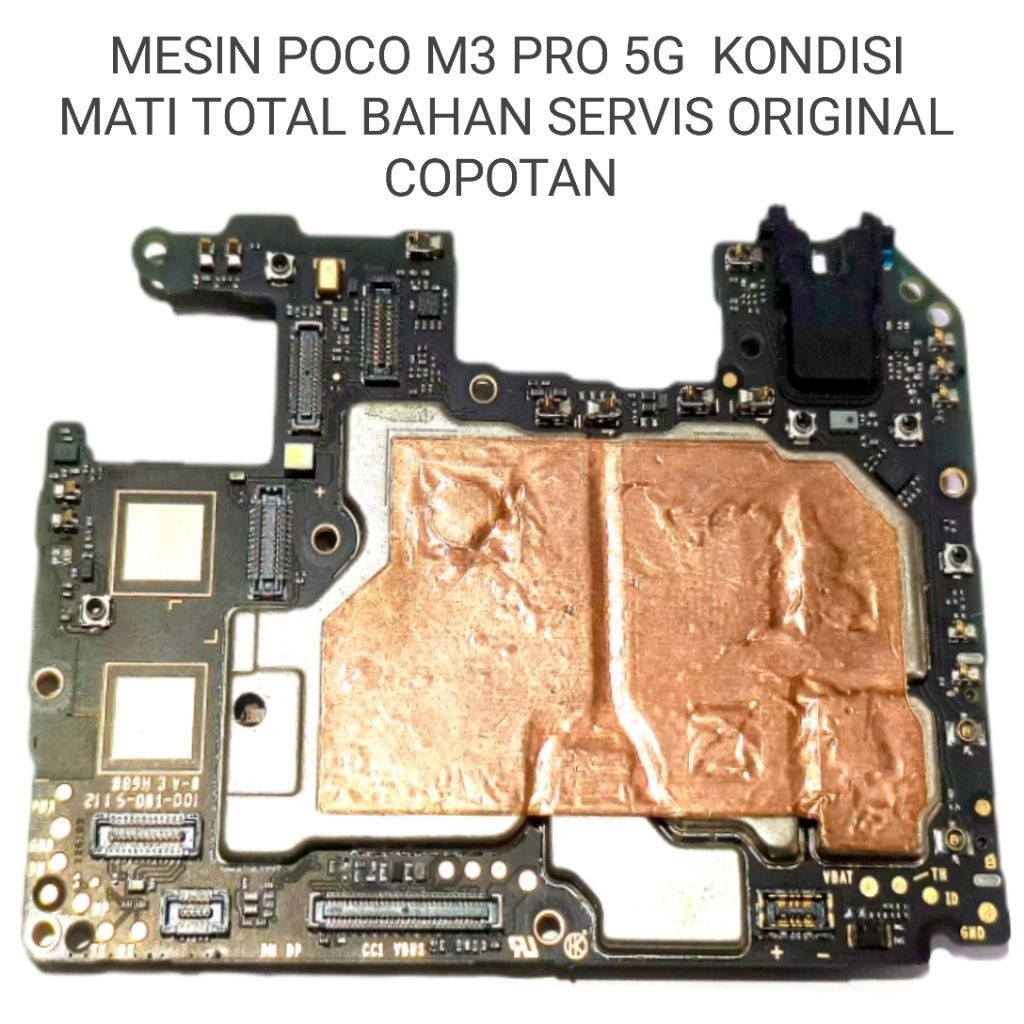 MESIN POCO M3 PRO 5G KONDISI MATI TOTAL  BAHAN SERVIS ORIGINAL COPOTAN
