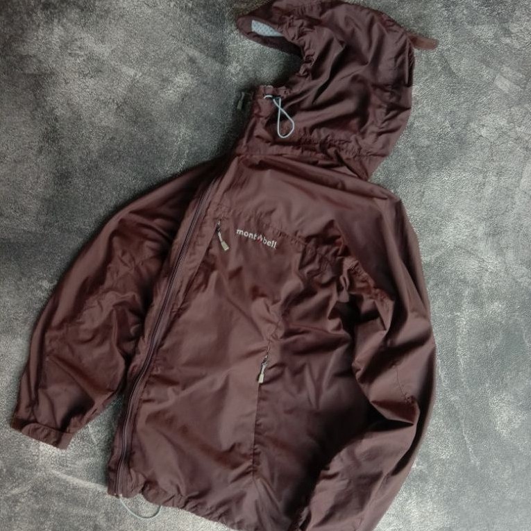 jacket outdoor Montbell brown classic original, jaket Montbell Gunung original, jaket gunung Montbel