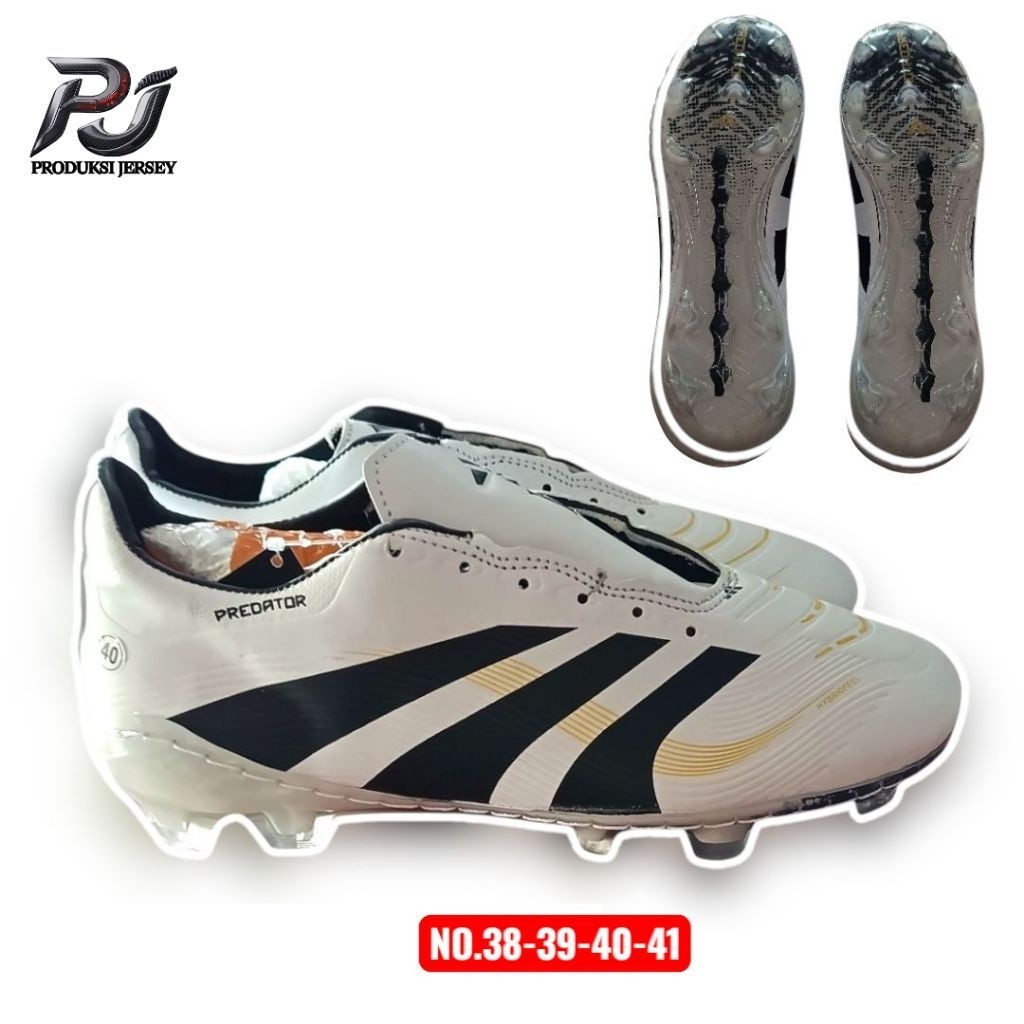 sepatu soccer pre dator tarkam white go sol jahit