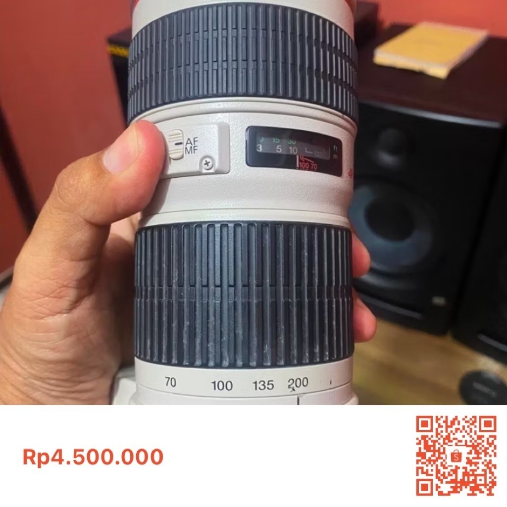 Lensa canon 70-200mm F4