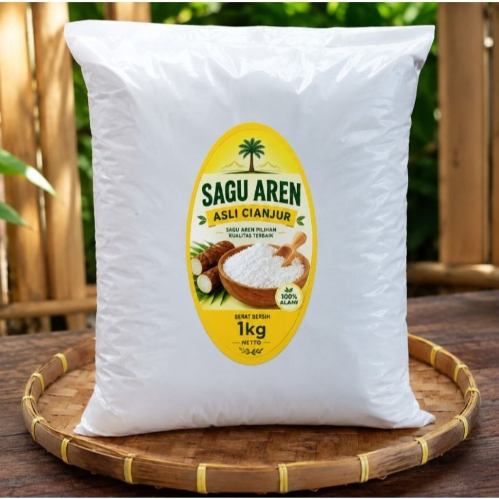 Tepung Sagu Aren | Aci Kawung | Papeda | Sagu Asli Premium