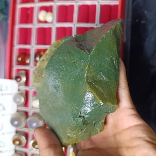 Bahan akik ijo garut berkualitas