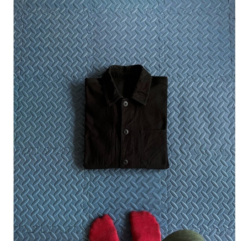 Musinsa Standard Chore Jacket — Full Black