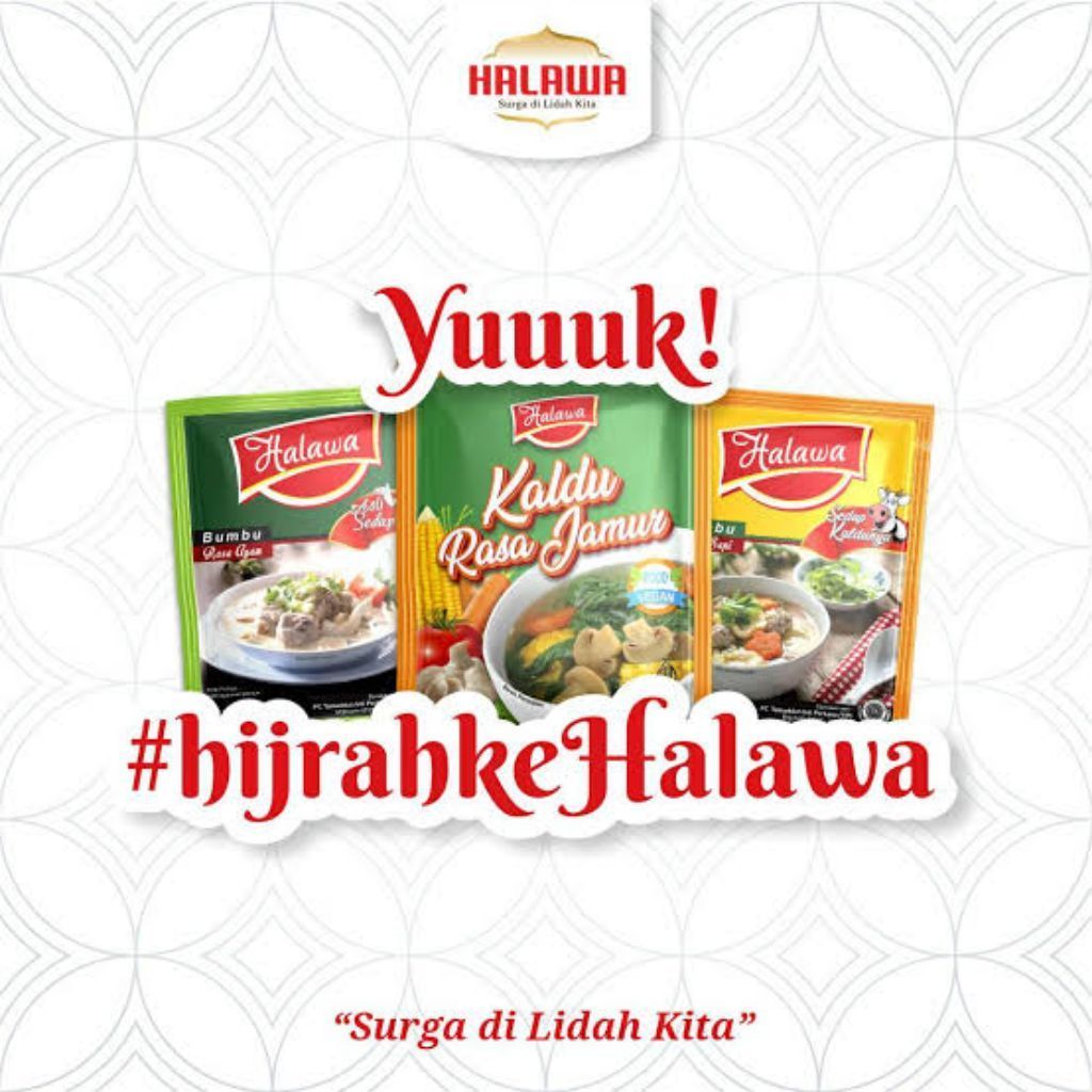 Bumbu Kaldu Probiotik Halawa Rasa Jamur 24 Sachet - Tanpa Pengawet, Tanpa Pewarna, Probiotik G-18