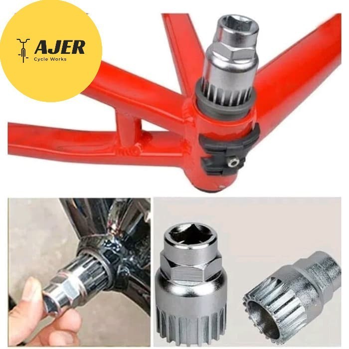 Kunci BB kotak atau HT1 Octalink alat pembuka tool sepeda