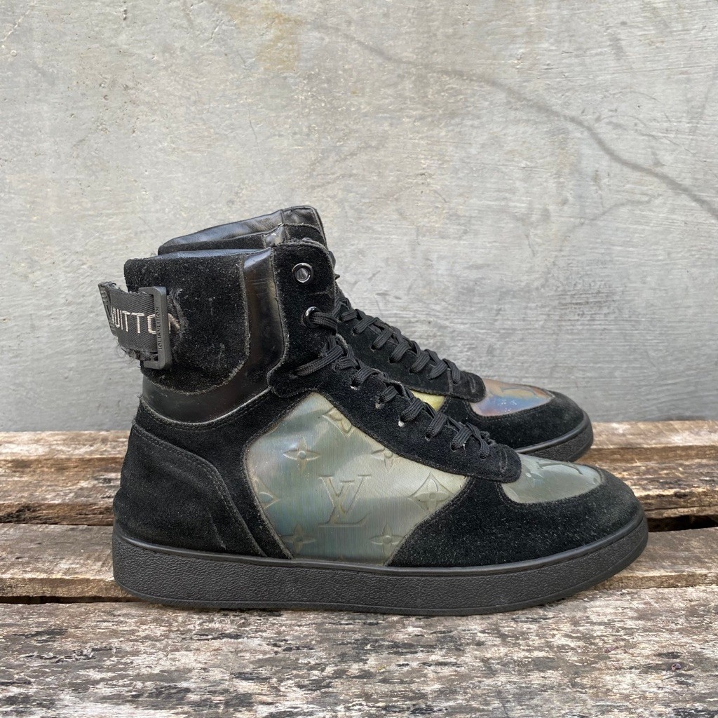 Louis Vuitton iridescent rivoli shoes