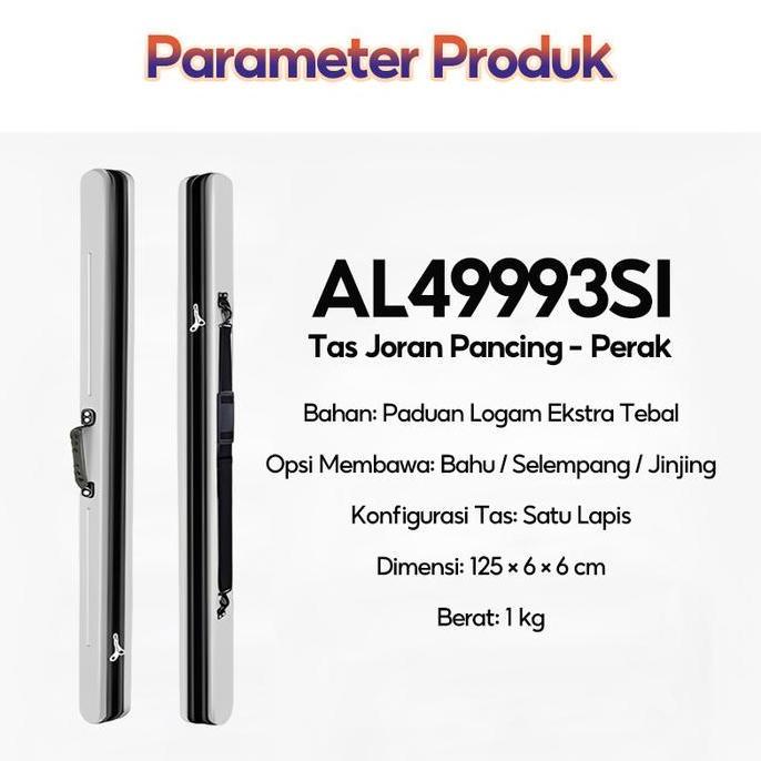 FW TAS PANCING HARDCASE TAS JORAN HARD CASE Hard Rod Case  ROD CASE AJUSTABLE Pelindung Joran Kelas 