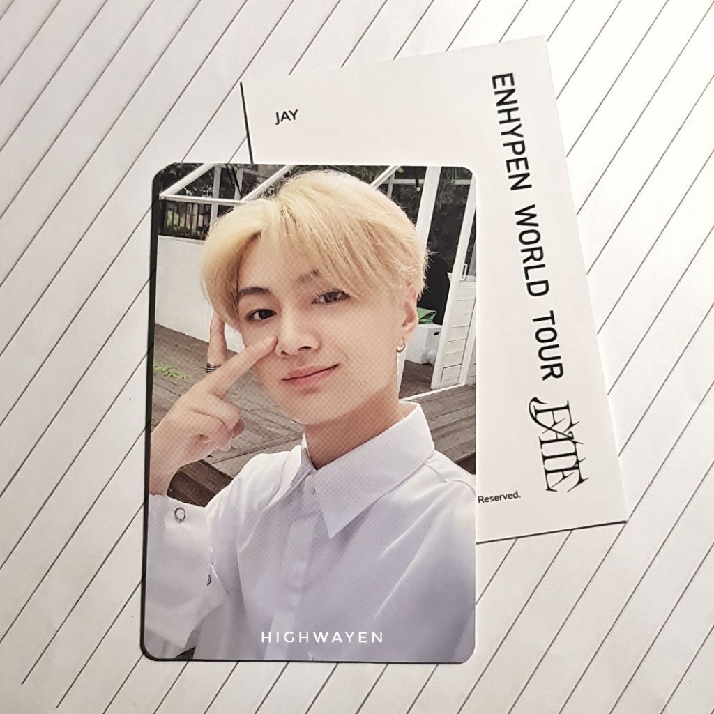 OFFICIAL PHOTOCARD ENHYPEN JAY SG 2021 JAYJUM PC